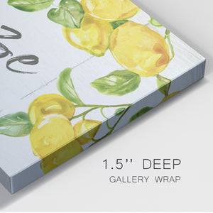 Lemon Squeeze Premium Gallery Wrapped Canvas - Ready to Hang