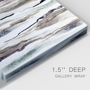 Muted Earth Layers II Premium Gallery Wrapped Canvas - Ready to Hang