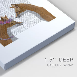 Fox Lovers Premium Gallery Wrapped Canvas - Ready to Hang