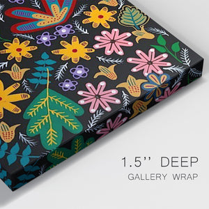Muddled Flowers I Premium Gallery Wrapped Canvas - Ready to Hang