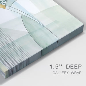 Mint Reflection I Premium Gallery Wrapped Canvas - Ready to Hang