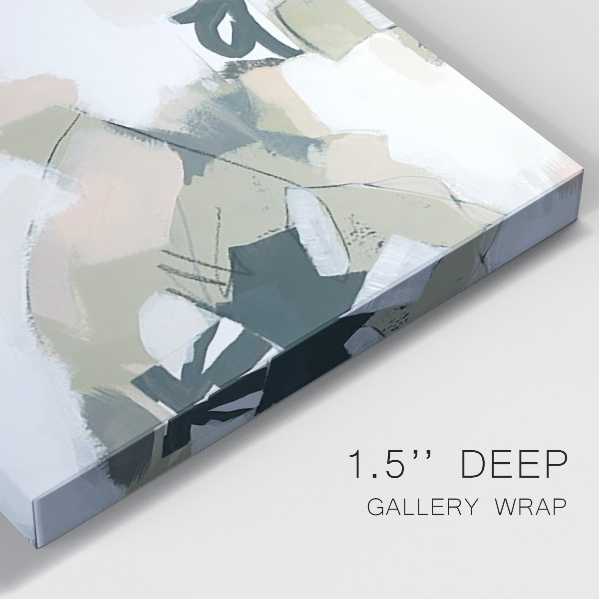 Sumi Storm II Premium Gallery Wrapped Canvas - Ready to Hang