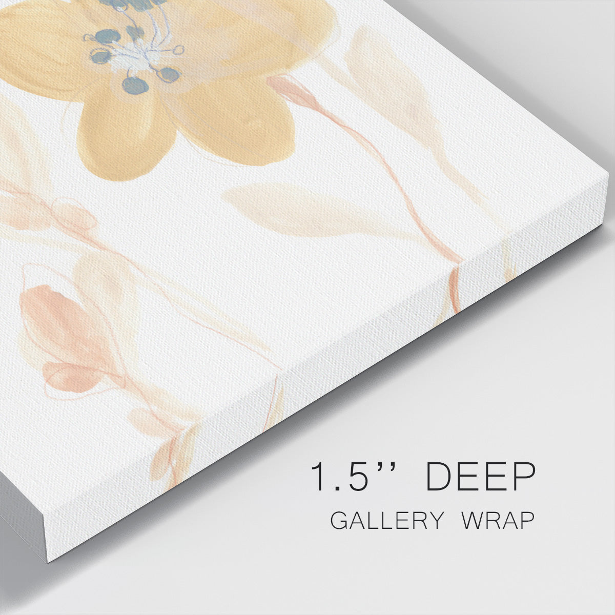 Petite Petals III-Premium Gallery Wrapped Canvas - Ready to Hang