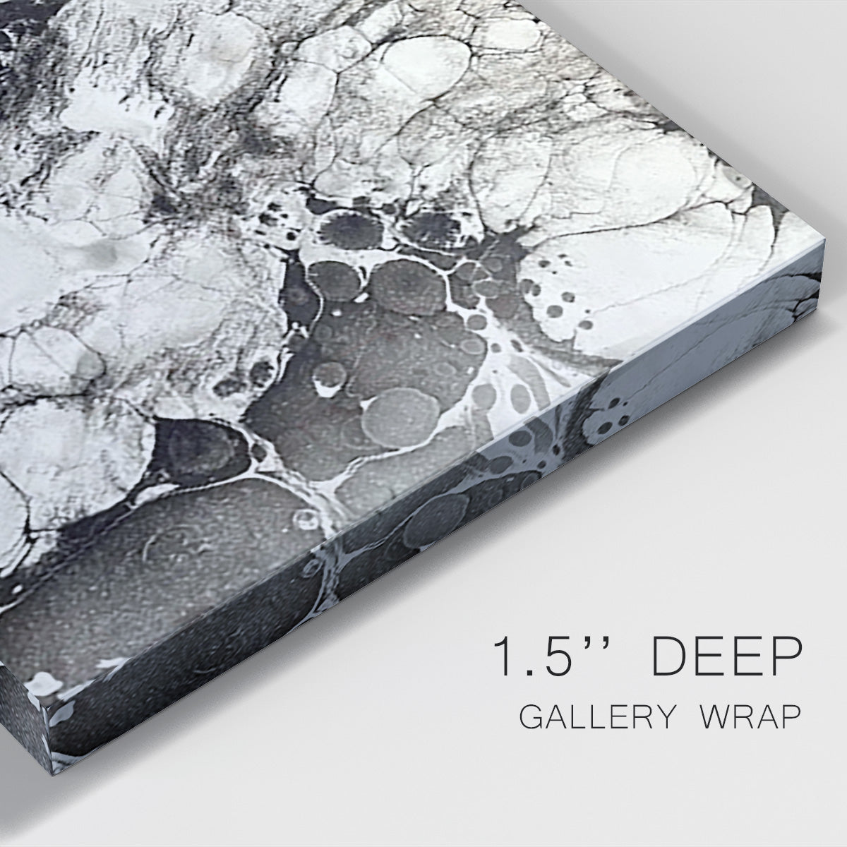 Marbling IX Premium Gallery Wrapped Canvas - Ready to Hang