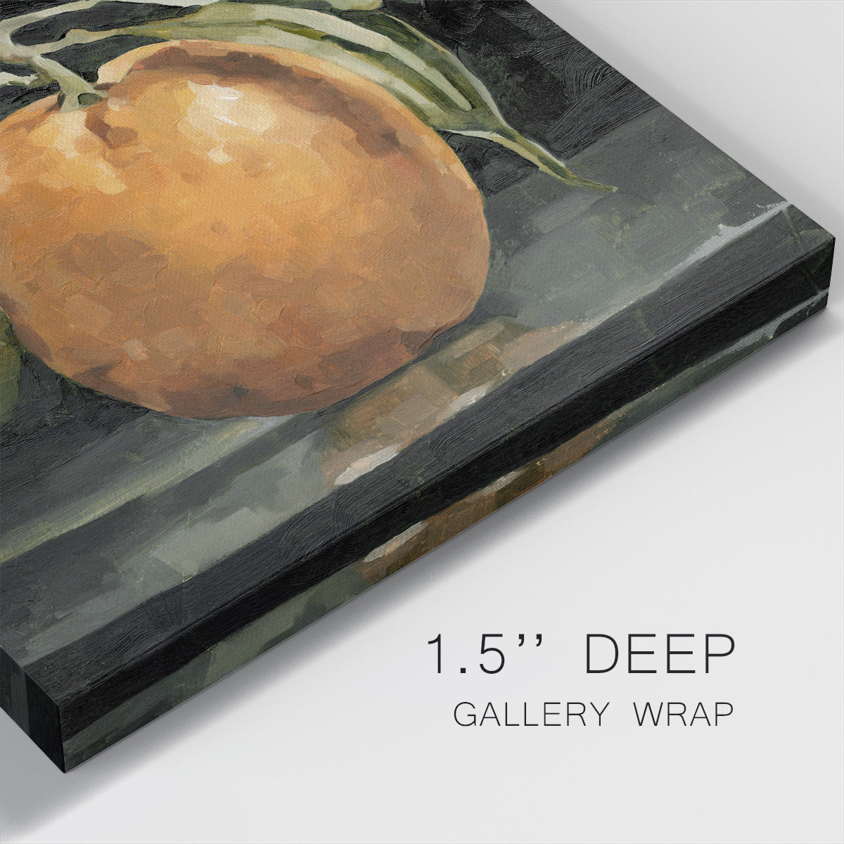Dark Orange Deux II-Premium Gallery Wrapped Canvas - Ready to Hang