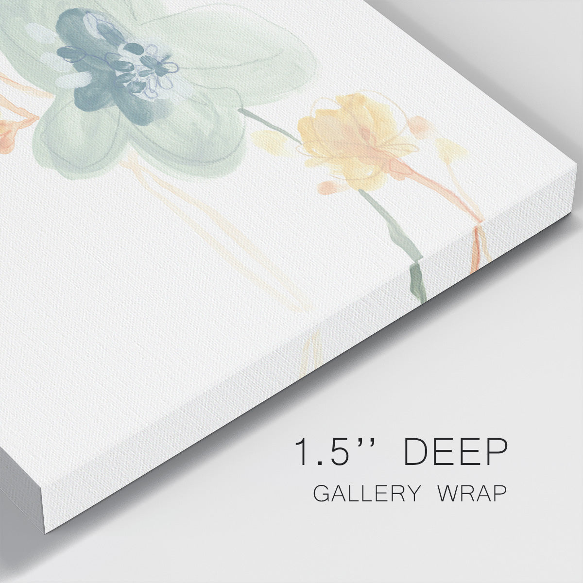 Petite Petals I-Premium Gallery Wrapped Canvas - Ready to Hang