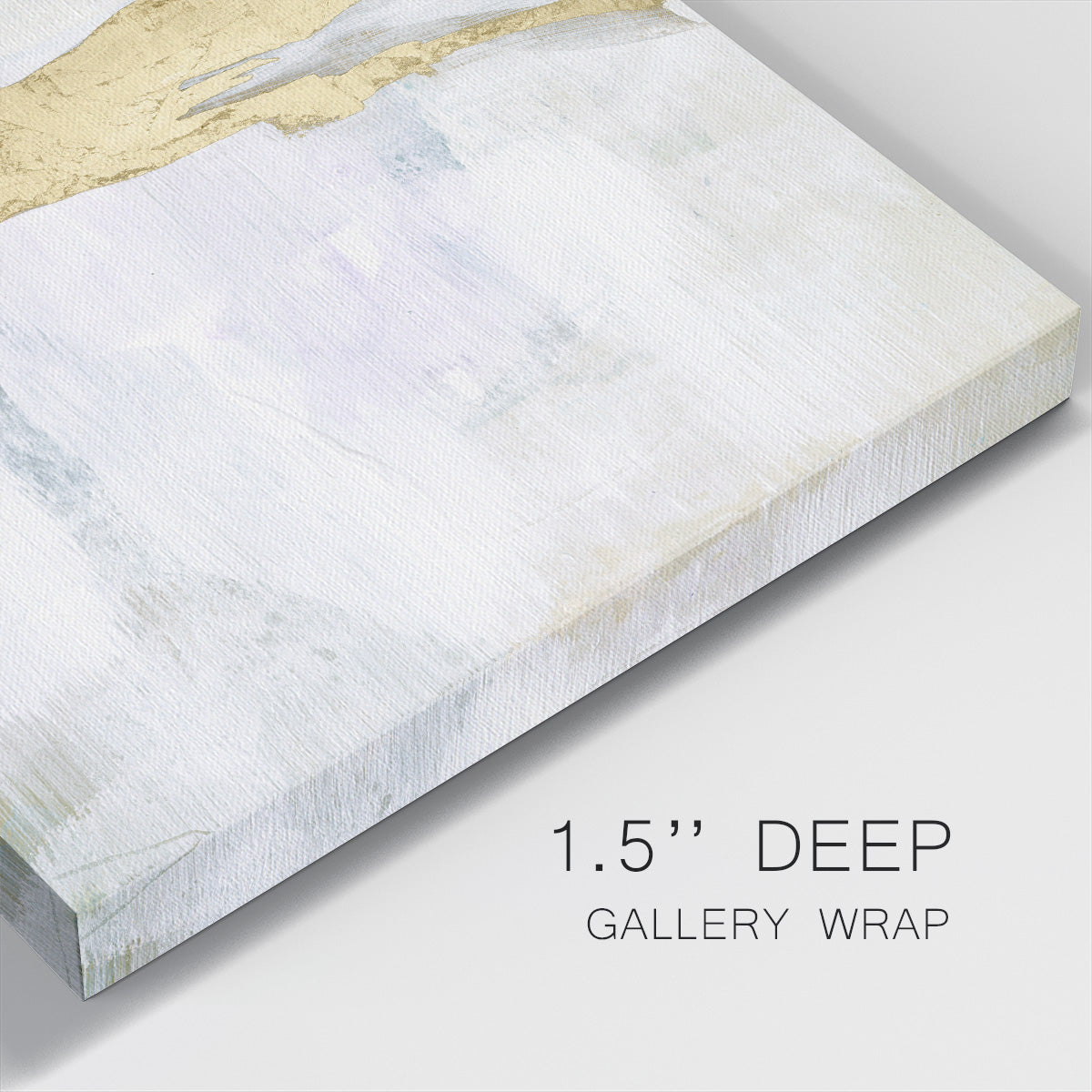 Gold Ribbon Horizon II-Premium Gallery Wrapped Canvas - Ready to Hang