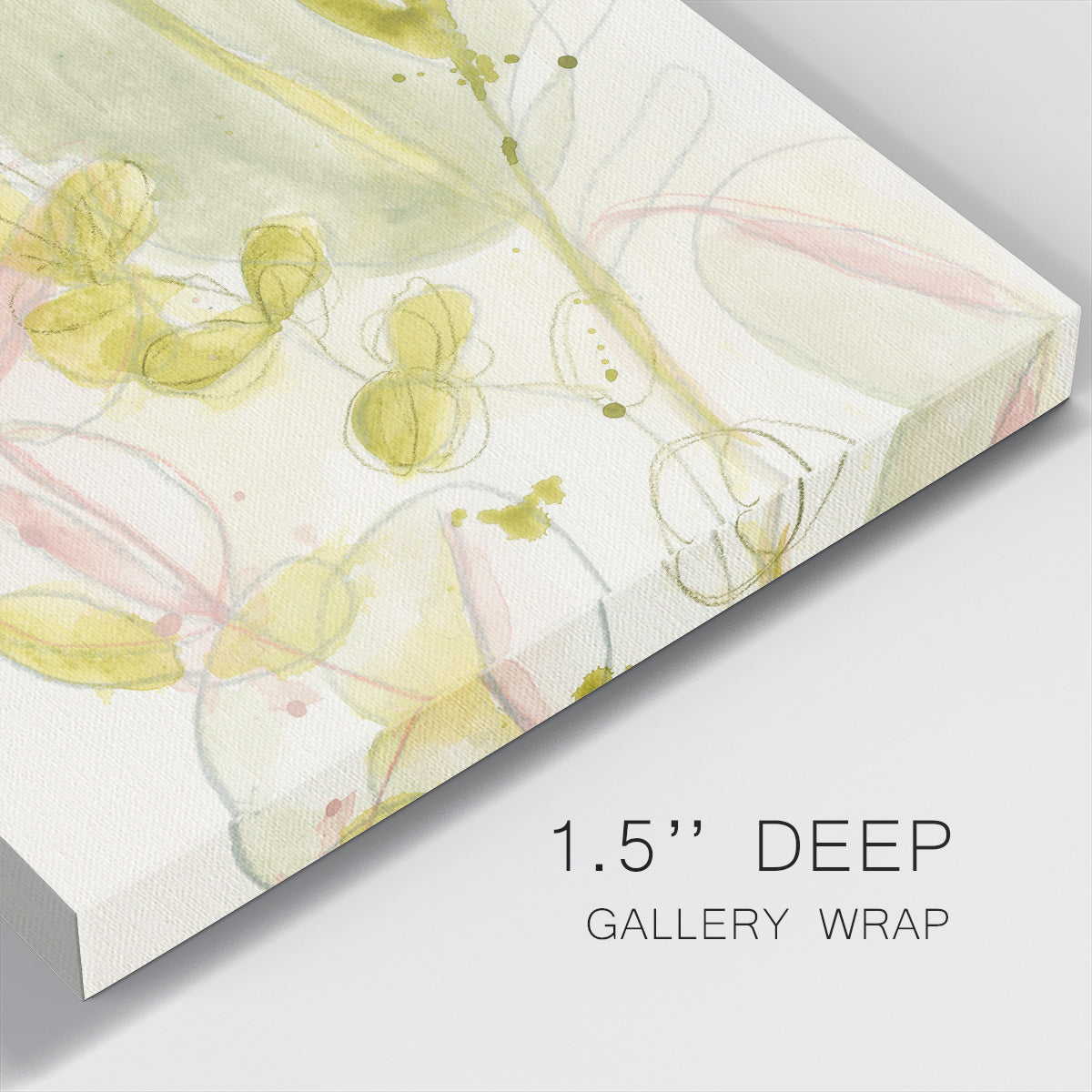 Celadon Trace I-Premium Gallery Wrapped Canvas - Ready to Hang