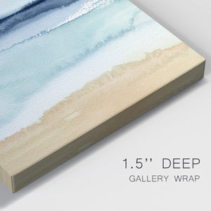 Watercolor Ocean Horizon II Premium Gallery Wrapped Canvas - Ready to Hang
