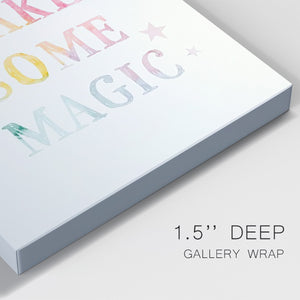 Sweet Unicorn IV Premium Gallery Wrapped Canvas - Ready to Hang