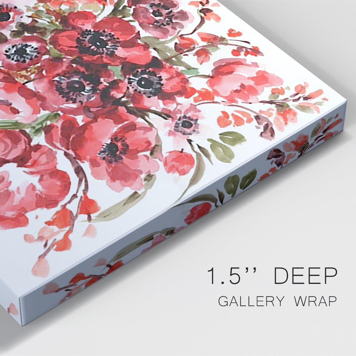 Icelandic Poppies II Premium Gallery Wrapped Canvas - Ready to Hang
