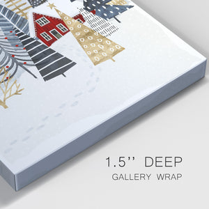 Christmas Chalet I-Premium Gallery Wrapped Canvas - Ready to Hang