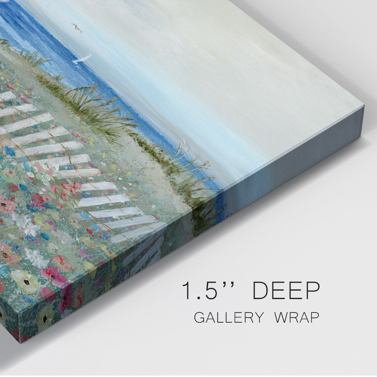 Coastal Garden Premium Gallery Wrapped Canvas - Ready to Hang