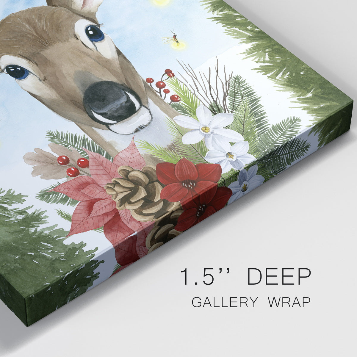 Forest Christmas II-Premium Gallery Wrapped Canvas - Ready to Hang