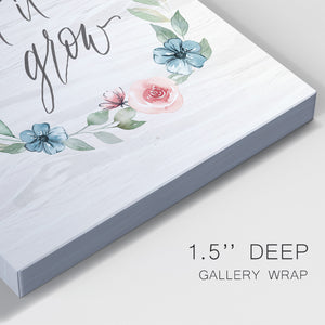 Let It Grow Premium Gallery Wrapped Canvas - Ready to Hang