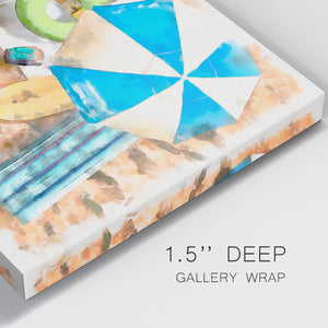 Bird's Eye Beach II-Premium Gallery Wrapped Canvas - Ready to Hang