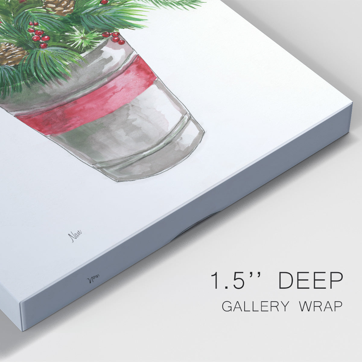 Winter Greens Premium Gallery Wrapped Canvas - Ready to Hang