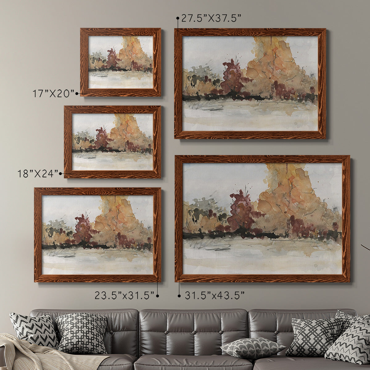 The Autumn View II-Premium Framed Canvas - Ready to Hang