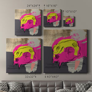 Mod Skull Collage IV-Premium Gallery Wrapped Canvas - Ready to Hang