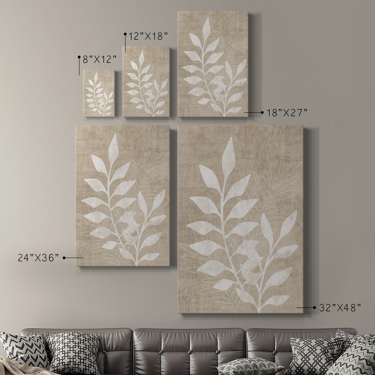 Foliage Retreat I Premium Gallery Wrapped Canvas - Ready to Hang