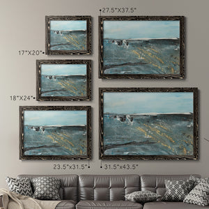 Flow of Love in Ocean II-Premium Framed Canvas - Ready to Hang