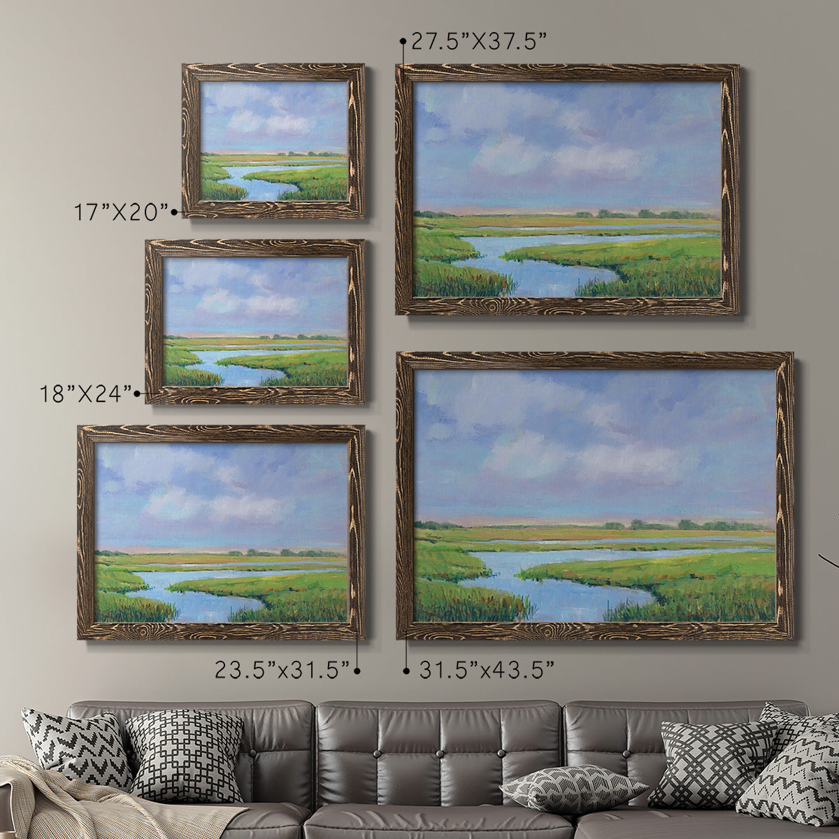 Summer Marsh II-Premium Framed Canvas - Ready to Hang