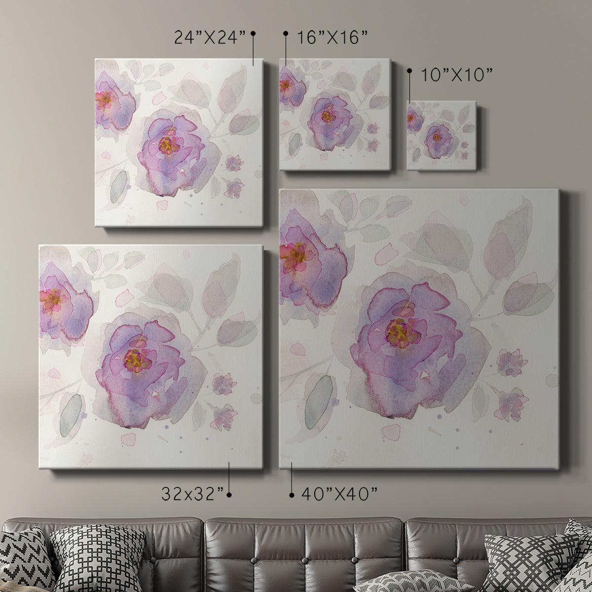 The Favorite Flowers III-Premium Gallery Wrapped Canvas - Ready to Hang