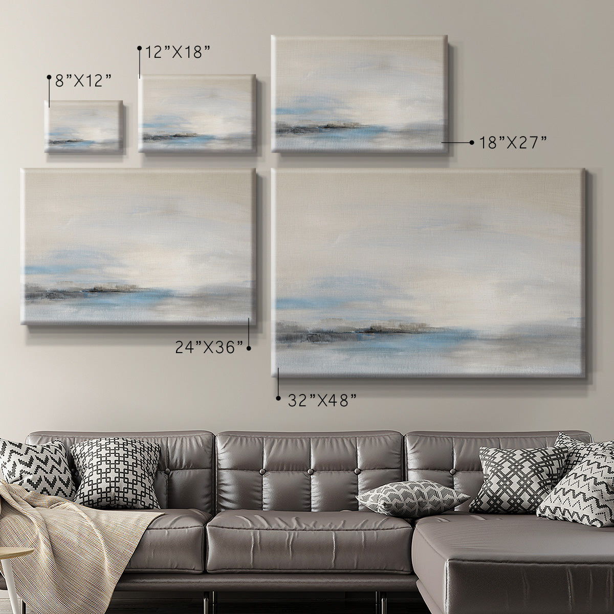 Soft Distance Premium Gallery Wrapped Canvas - Ready to Hang