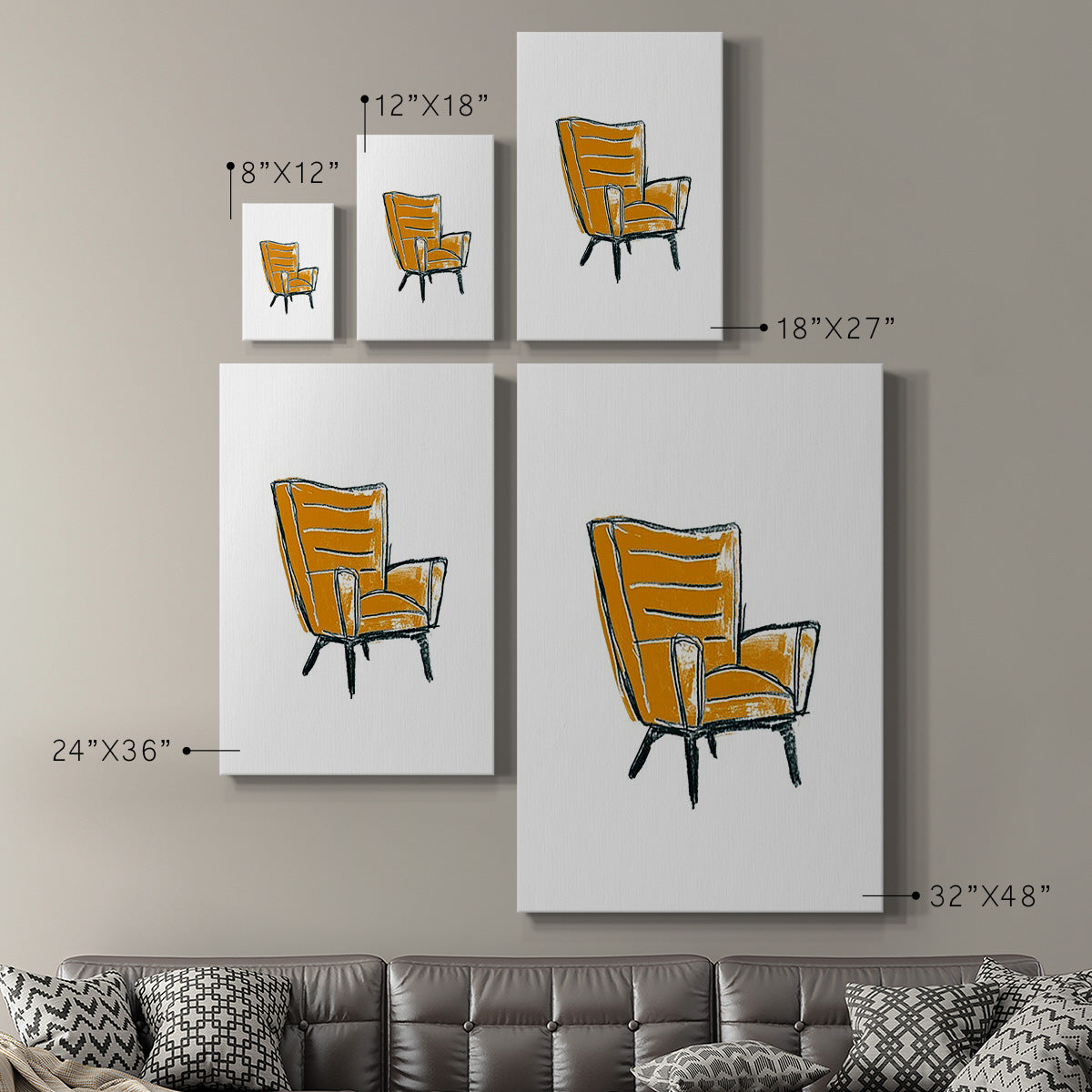 Take a Seat III Premium Gallery Wrapped Canvas - Ready to Hang