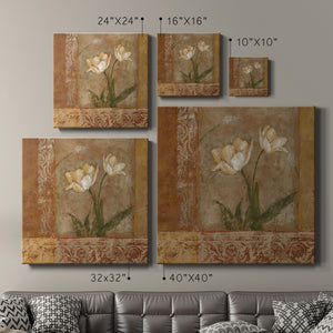 Morning Floral II-Premium Gallery Wrapped Canvas - Ready to Hang