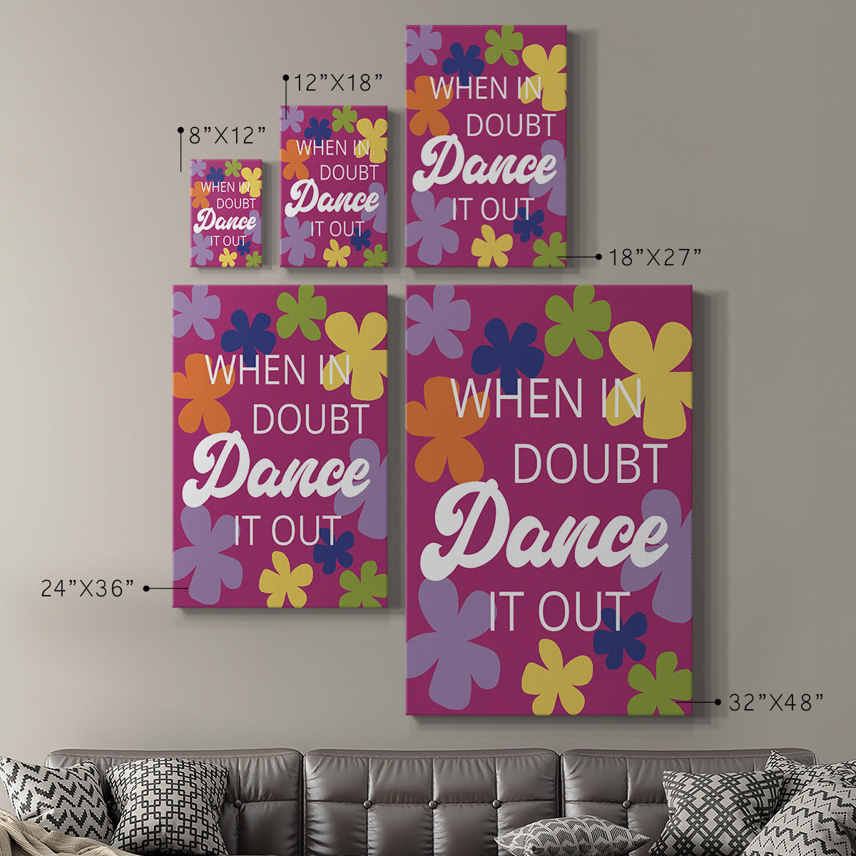 Dance It Out Premium Gallery Wrapped Canvas - Ready to Hang
