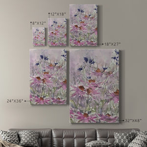 Floral Entertainment II Premium Gallery Wrapped Canvas - Ready to Hang