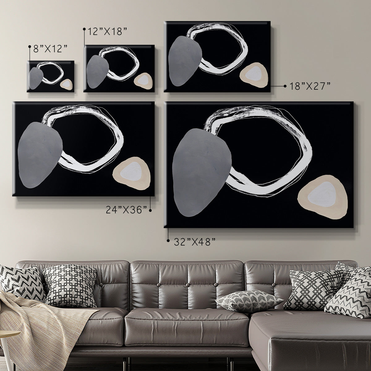 Simply Stated II Premium Gallery Wrapped Canvas - Ready to Hang