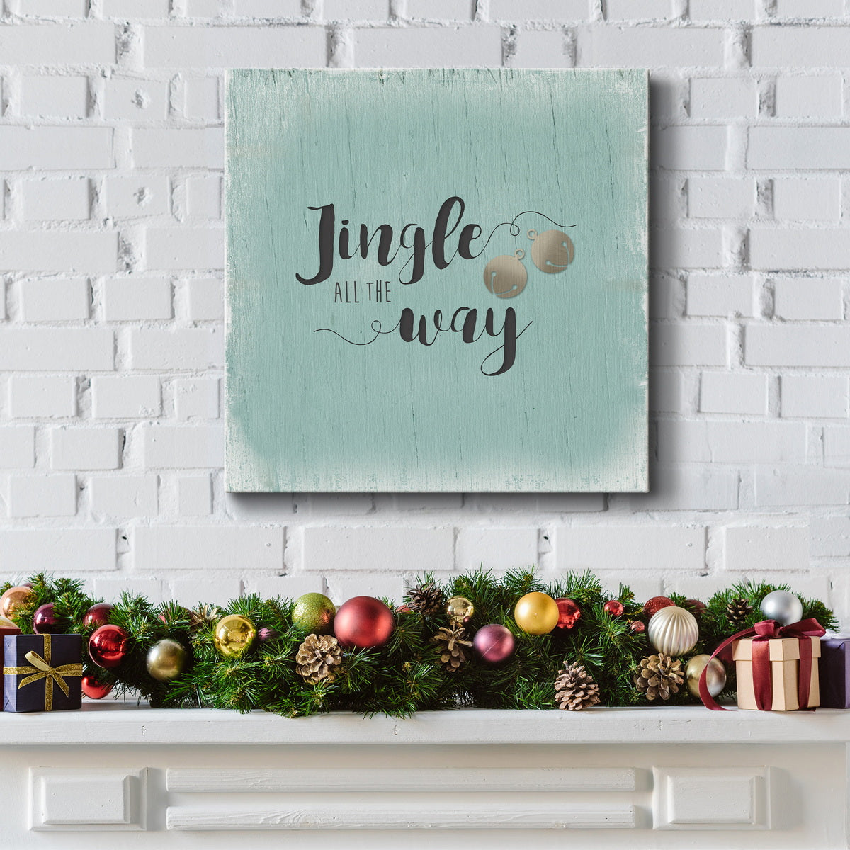 Jingle All The Way-Premium Gallery Wrapped Canvas - Ready to Hang