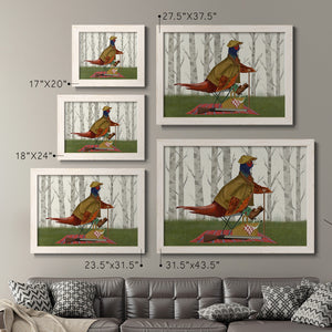 Pheasant Shooting Party 4-Premium Framed Canvas - Ready to Hang