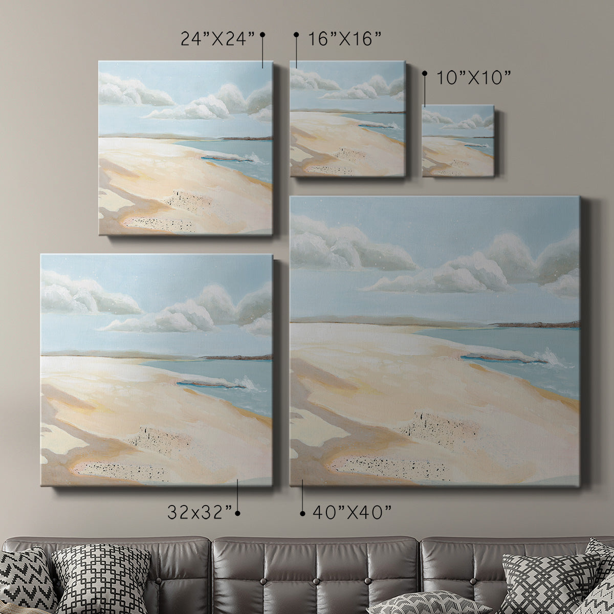 Sandy Getaway II-Premium Gallery Wrapped Canvas - Ready to Hang