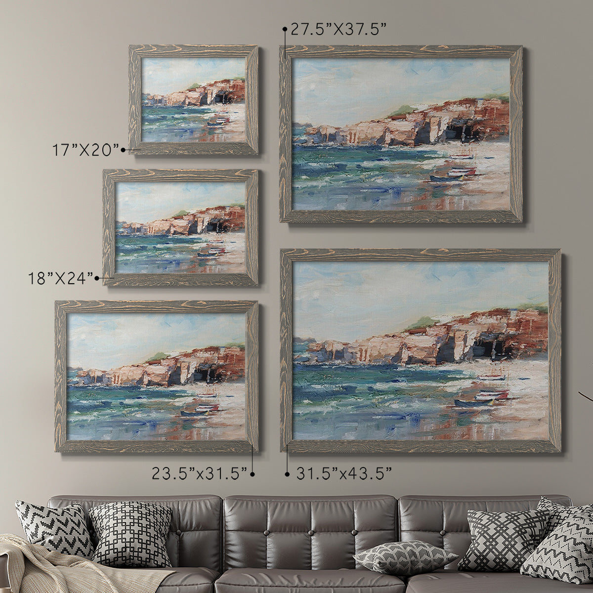 Sea Cliff Study II-Premium Framed Canvas - Ready to Hang