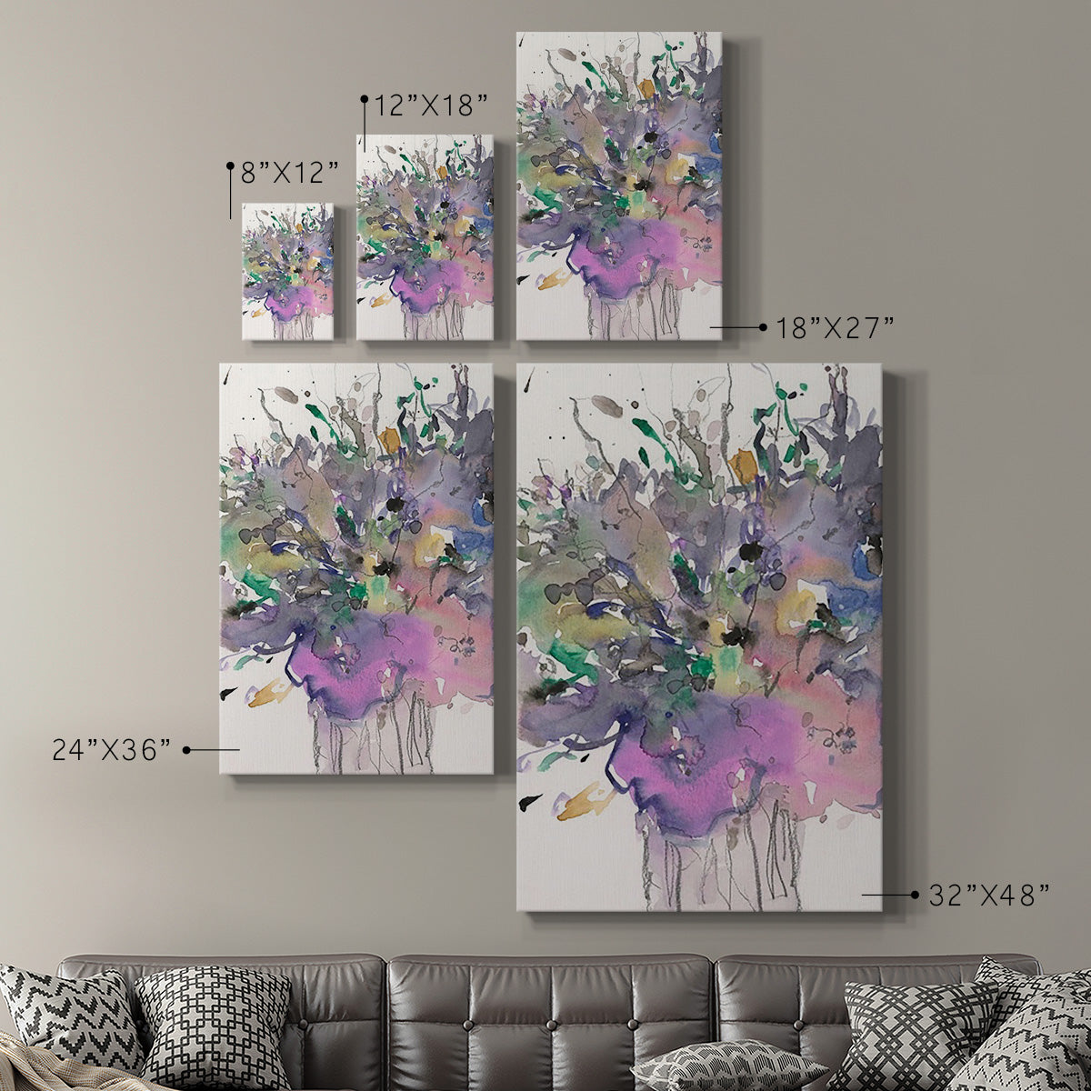 All that Glitters II Premium Gallery Wrapped Canvas - Ready to Hang