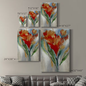 Wild Flower Bouquet Premium Gallery Wrapped Canvas - Ready to Hang