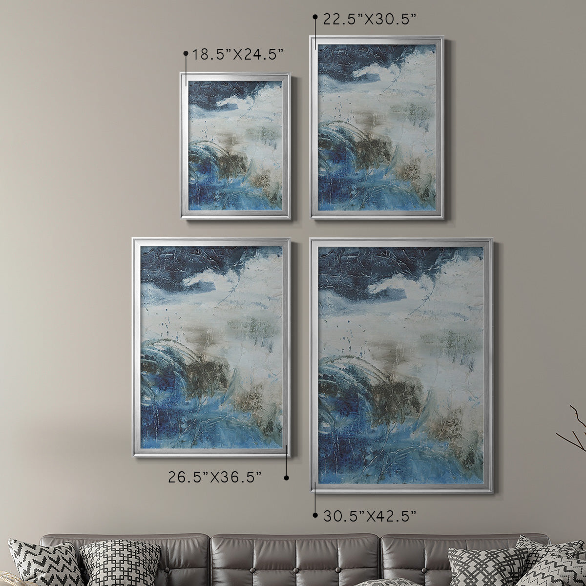 Coastal Seas I Premium Framed Print - Ready to Hang