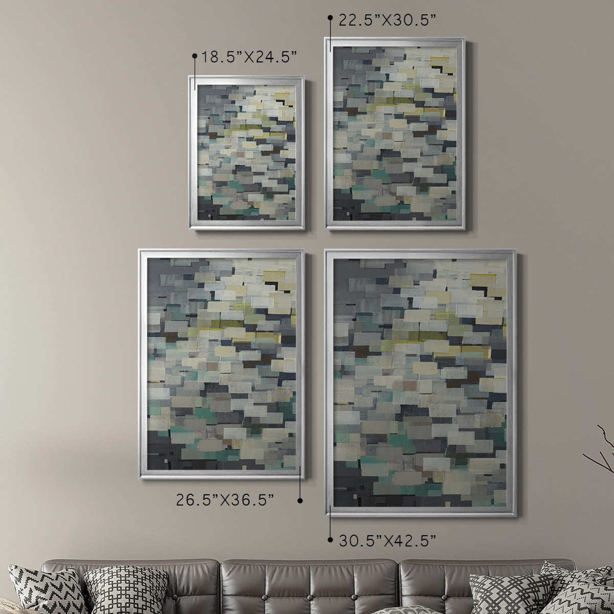 Puzzle Pieces V1 Premium Framed Print - Ready to Hang