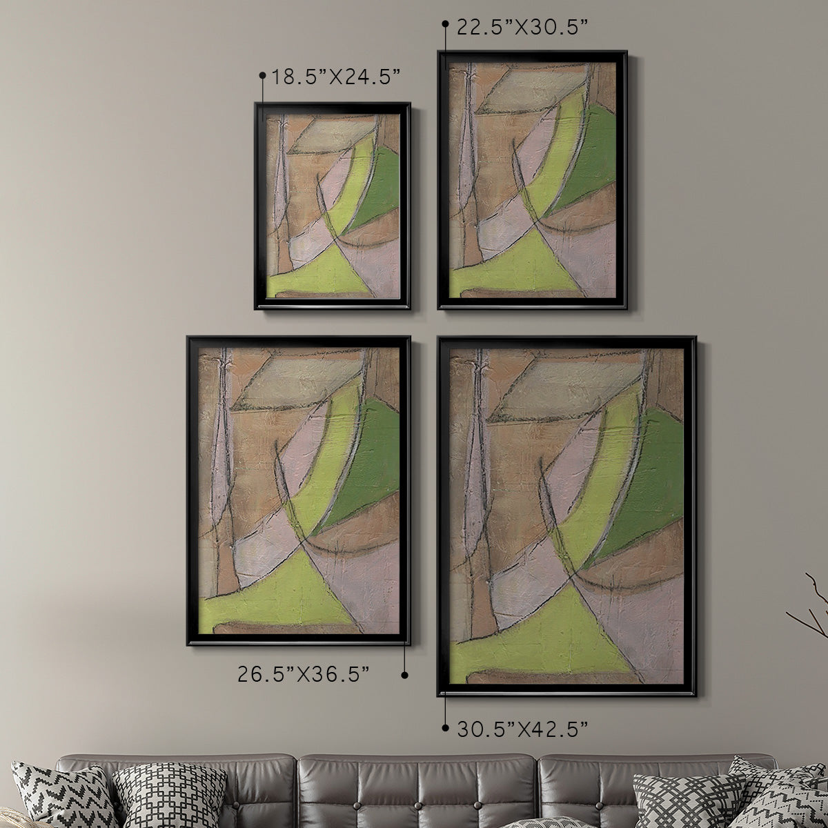 Many Layers II Premium Framed Print - Ready to Hang