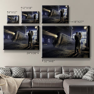Train Depot Premium Gallery Wrapped Canvas - Ready to Hang
