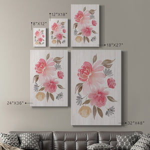 Loose Peonies II Premium Gallery Wrapped Canvas - Ready to Hang