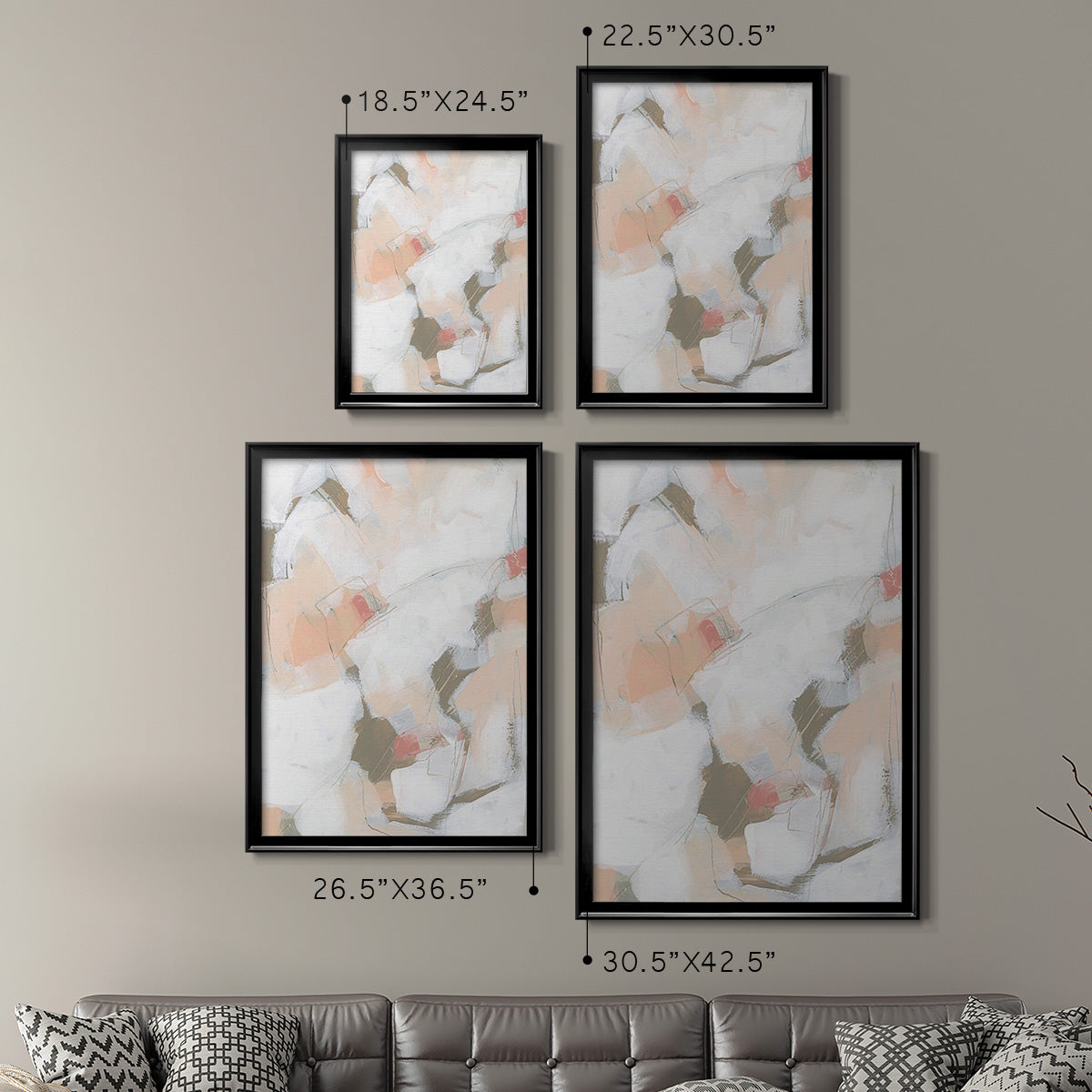 Sand Story II Premium Framed Print - Ready to Hang