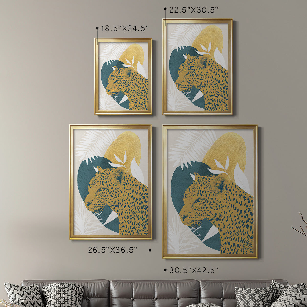 Jungle Cat II Premium Framed Print - Ready to Hang