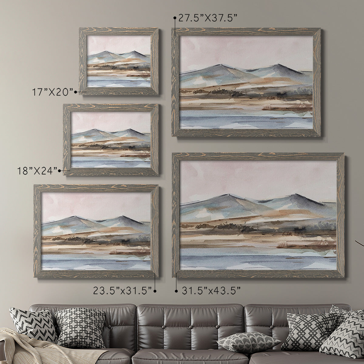 Autumn Mountain Valley II-Premium Framed Canvas - Ready to Hang