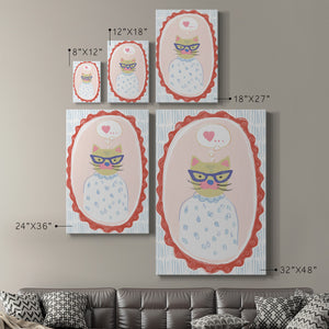 Cameo Characters Collection B Premium Gallery Wrapped Canvas - Ready to Hang