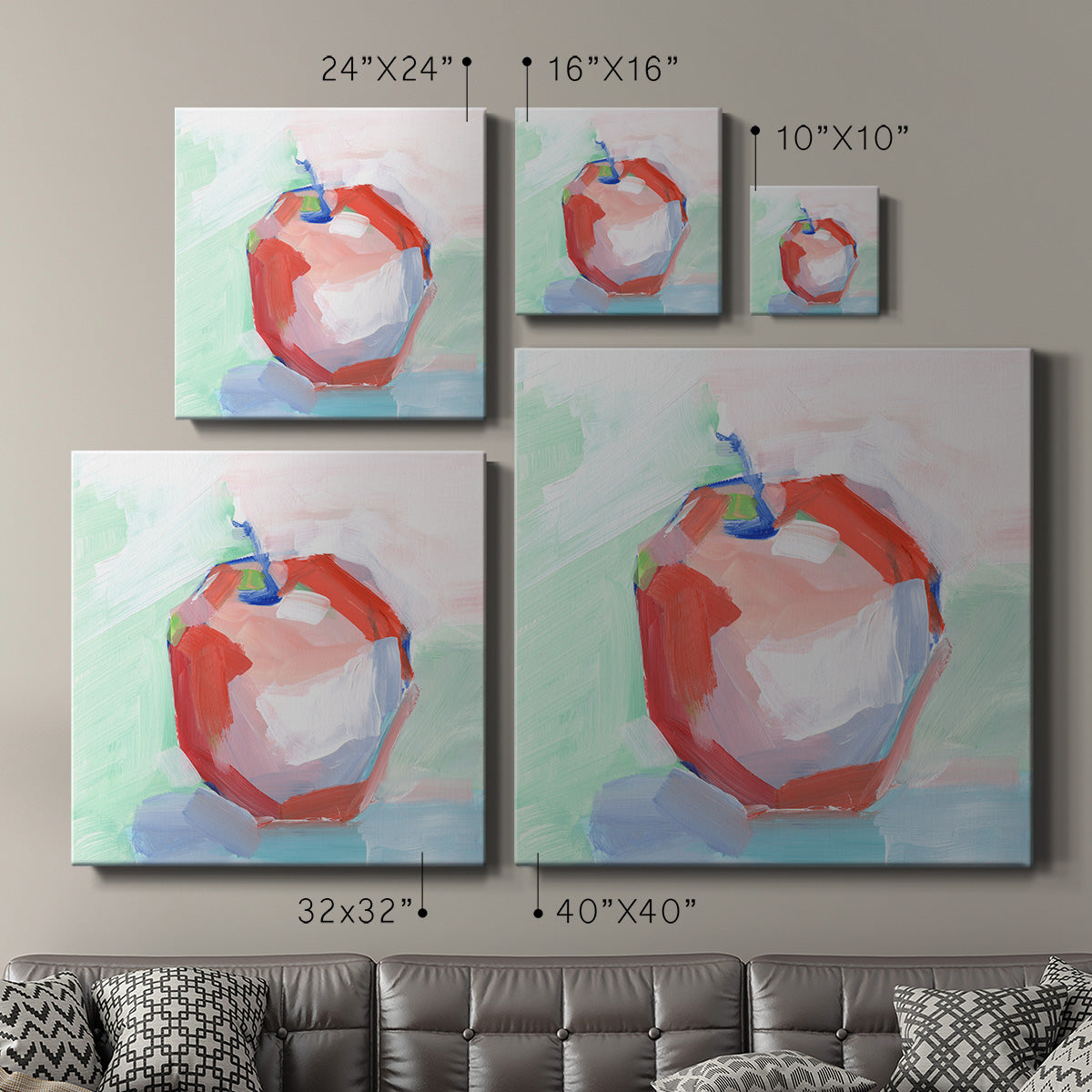 Edible Art I-Premium Gallery Wrapped Canvas - Ready to Hang