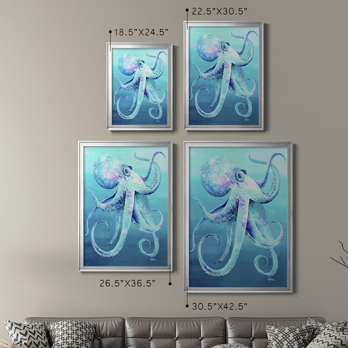 Octopus Premium Framed Print - Ready to Hang